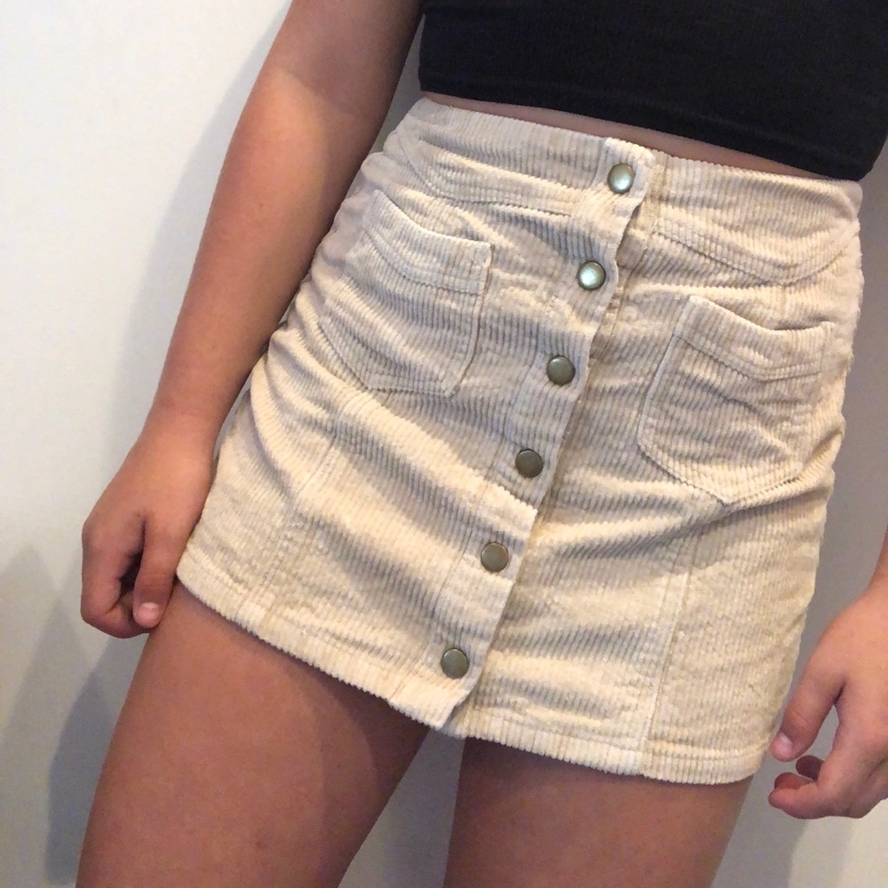 Corduroy skirt